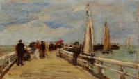 Boudin, Eugene - Deauville, the Jetty
